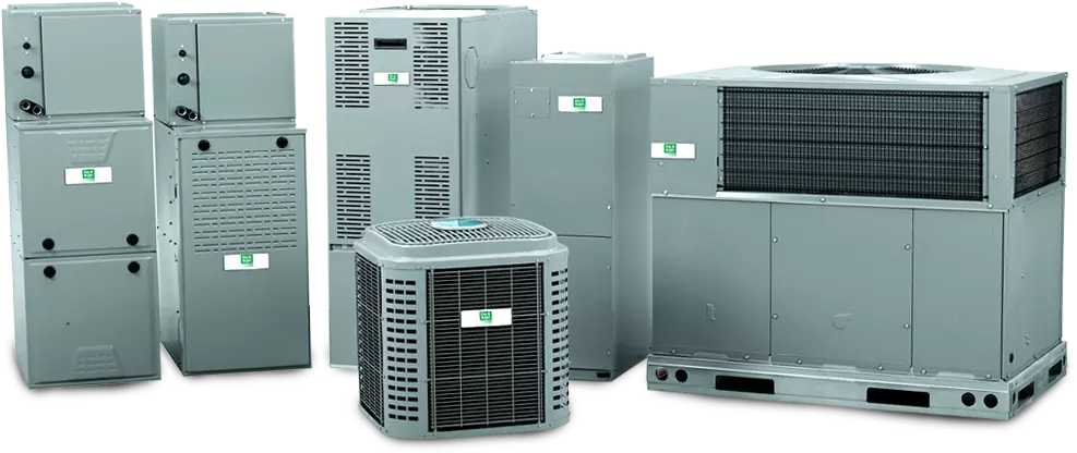 A variety of HVAC units services by Dukes Heating & Air Conditioning LLC